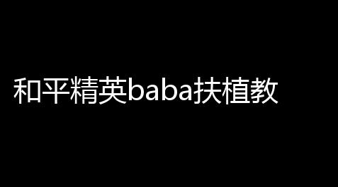 【卡券一手货源】和平精助教學英baba輔